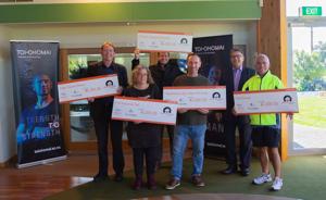 Five Rotorua charities receive a share of $18,000 as part of the proceeds from the Toi Ohomai Charity House sale