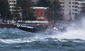 'Espresso Engineers' powers around Wellington Harbour.