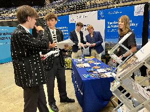 Young people discovering thier career options at the NZ Careers Expo