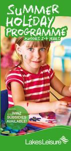 Holiday Program Juniors Brochure cover