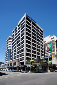 Guardian Trust House - on the south eastern corner of Victoria and Willeston Streets