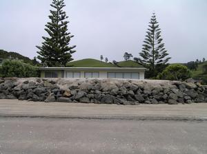 House seawalled in Whitianga
