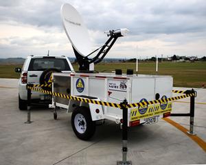 Napier communication trailer.