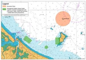 Exclusion zone map