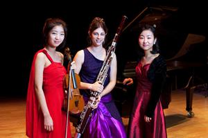 Finalists Stella Kim (left), Natasha Port and Nayoung (Jane) Koo