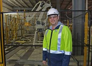 When one door closes another opens: Ex Canterbury Brewery worker Mike O'Dea is now part of the team at Fonterra Darfield.