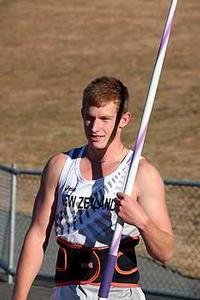Massey University javelin thrower Ben Langton- Burnell, who will compete at the New Zealand  Track and Field Championships later this month.