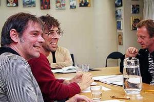 Workshoping the dialect ahead of filming