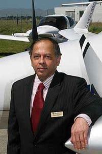 Ashok Poduval, chief executive of Massey  University School of Aviation