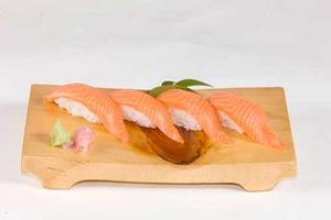 Massey University Supreme Award: Mt Cook Alpine Salmon, Twizel, Salmon Saikou Sushi-Grade Salmon (whole salmon gilled and gutted).