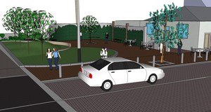 The first of a series of parks planned for Hastings city CDB will be located on Warren Street