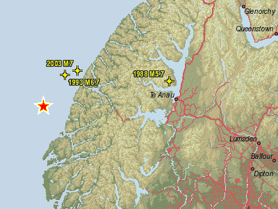 Earthquake Location Map