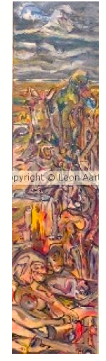 'El Dorado', by Leon Aarts (sold) Acrylics on canvas 