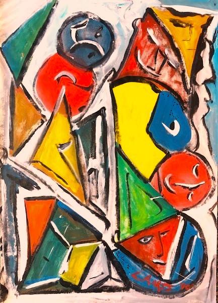'Faces in the crowd' by Leon Aarts