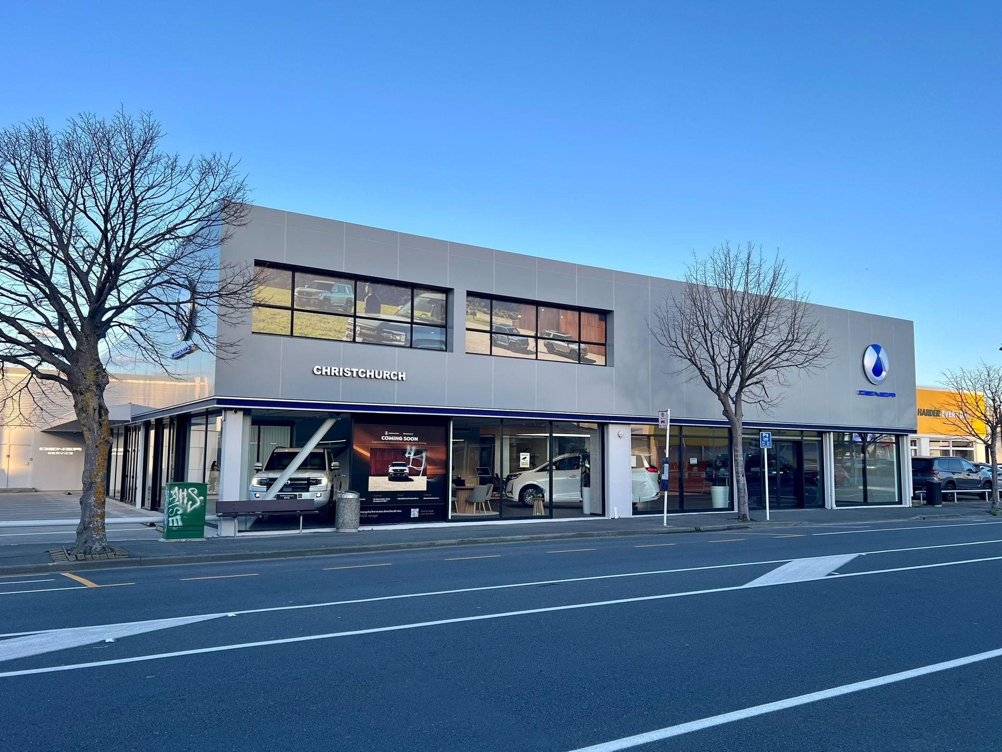 DENZA establishes permanent Christchurch presence with new Central City showroom