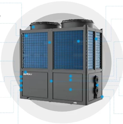 Commercial air-to-water heat pump for future-ready efficiency