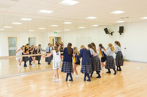 The Dance Studio in the new Performing Arts Building