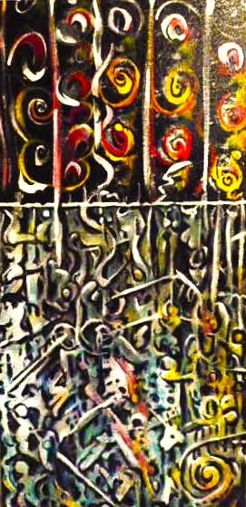 Above and Below, front on view by Leon Aarts 