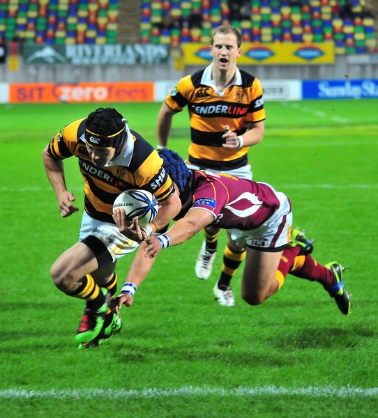 Jayden Hayward try for Taranaki