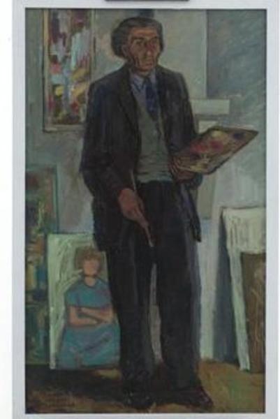 Nardus van de Ven self portrait (unknown collector)