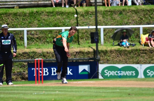 Central Stags fast bowler Micheal Mason