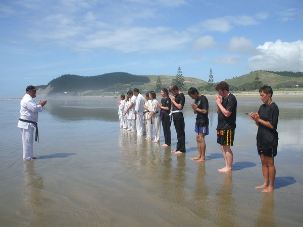 Beach Training at Waimarama Domain