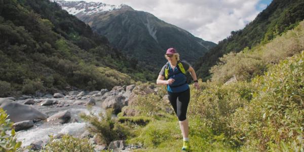 First time competitor Robyn Dewson battled cancer and then the Kathmandu Coast to Coast while making the documentary Waters Of The Greenstone