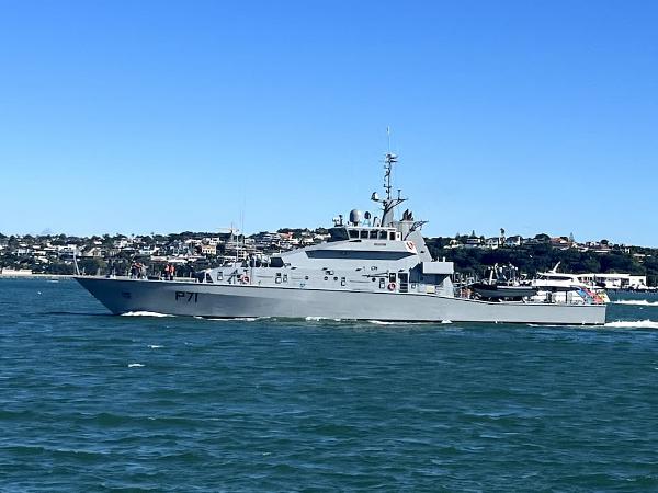 One of the former Royal New Zealand Navy Inshore Patrol Vessels after being modified for the Irish Naval Service