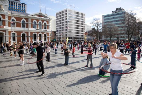World Record Hoop Attempt in Christchurch in 2008