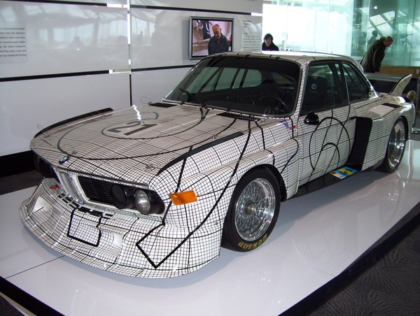 The BMW art car by Frank Stella, 1976