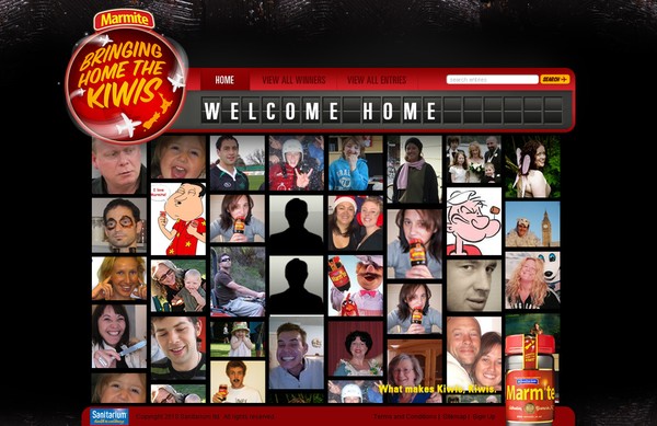 Marmite's 'Bringing Home the Kiwis' competition