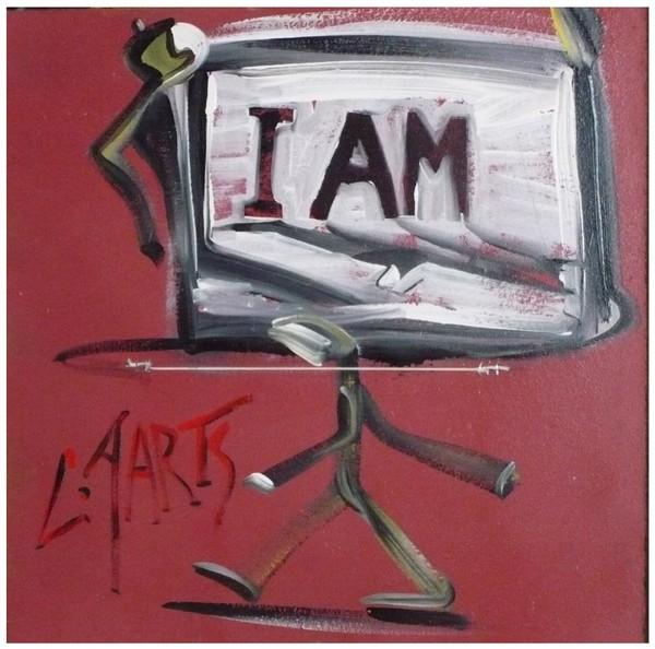 'I AM' (running around in circles') by Leon Aarts (collection of Janice Farmer) 