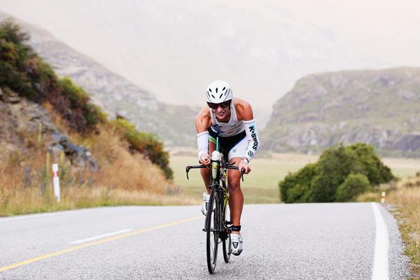 Gina Crawford Christchurch competes during Challenge Wanaka 