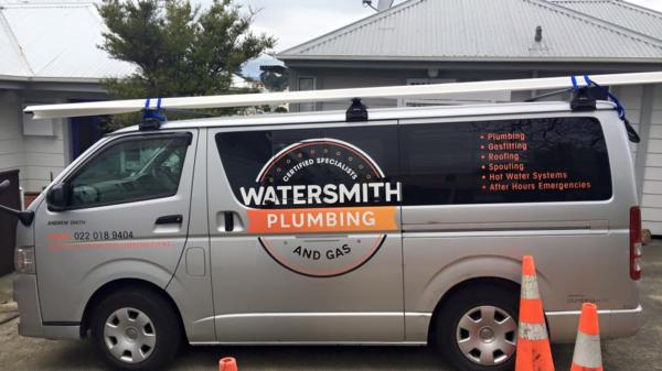 Watersmith Plumbing and Gas Van