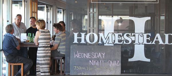 Hamilton's Homestead Bar and Eatery becoming the local hotspot.