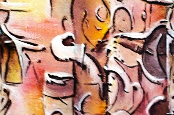 Close up of part of 'Sinfonia' by Leon Aarts