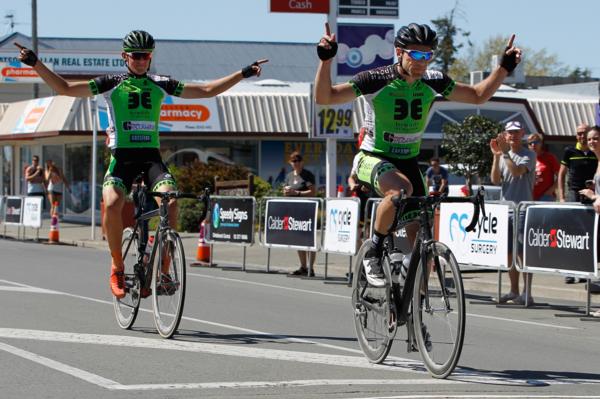 Breads of Europe's Luke McPherson from Southland won today's final round of the Calder Stewart Cycling Series elite racing ahead of teammate Michael Vink. 