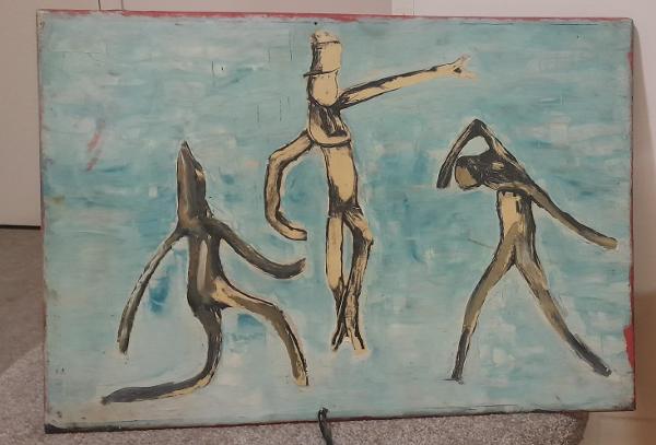 'Stickmen', by Nardus van de Ven c.1955 (collection of Aarts fam.)