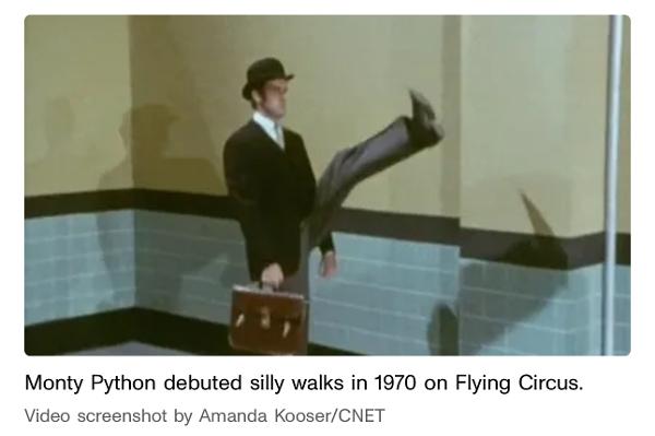 Monty Python Ministry of Silly Walks - highlighting absurdity