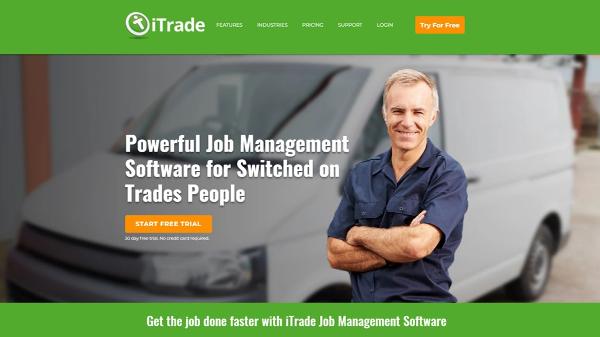 iTrade Job Management Software for Tradesmen