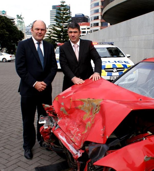 Hon Steven Joyce with Hon Nathan Guy