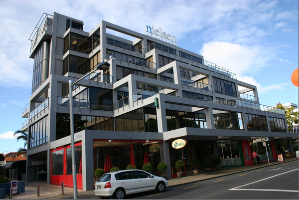 The latest addition to Robt. Jones Holdings Ltd's property portfolio - 129 Hurstmere Road in the Auckland suburb of Takapuna.