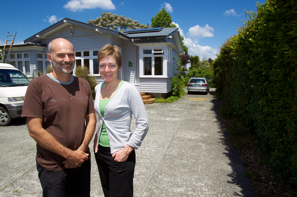 Dave Campbell and Annie Perkins co-owners of The Greenspace in Hamilton