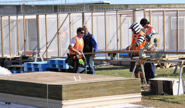 New enclosure for little blue penguins at the Wildlife Response Centre at Te Maunga are well on the way to completion.