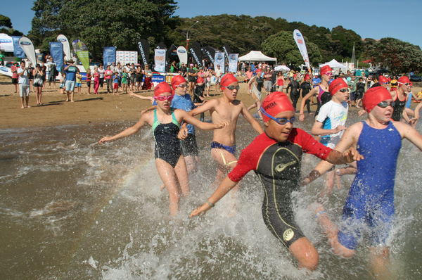 Fun for all:  The State Paihia Classic's multi-distance swimming races allow swimmers of all ages and abilities to join in the fun.