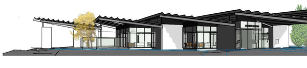 Artist's impression of the Aranui Library.