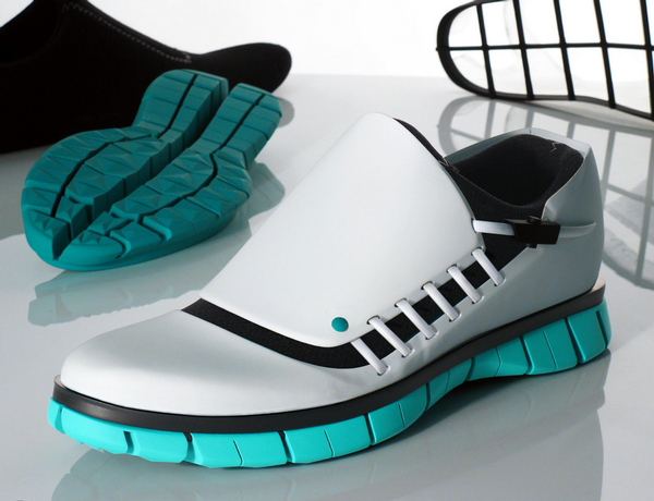 Last year's winning design named 'transition' - a shoe designed for barefoot running.