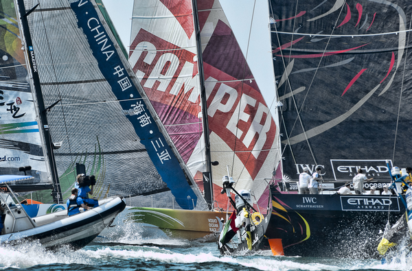 CAMPER during the inport aspect of the Sanya start.