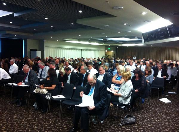 Harcourts first REAA Continuous Education Verifiable training at the Ellerslie  Events Centre with 300 people in attendance.