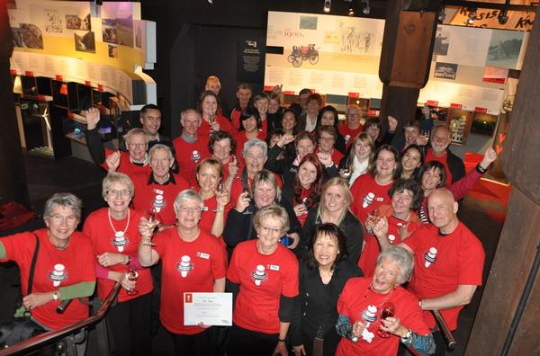 The Wellington City Ambassadors gathered to celebrate the end of their successful first cruise season.